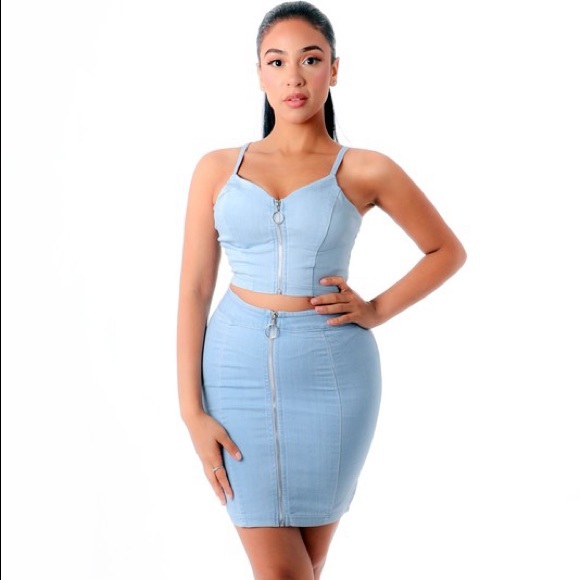 Fashion Nova | Skirts | Soft Denim 